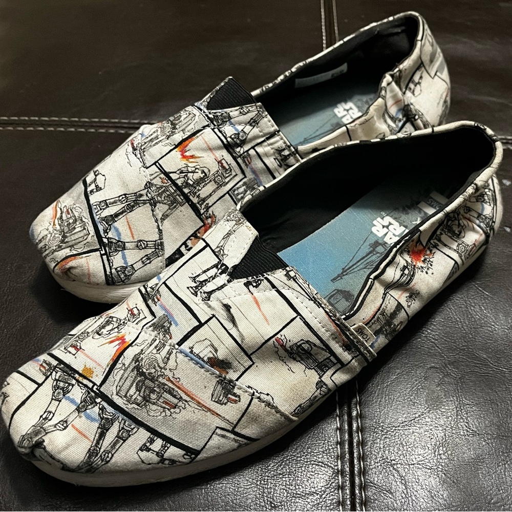 TOMS Limited edition Star Wars Themed Slip-On Shoes